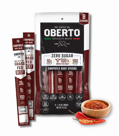 Oberto Grass Fed Beef Sticks - Chipotle