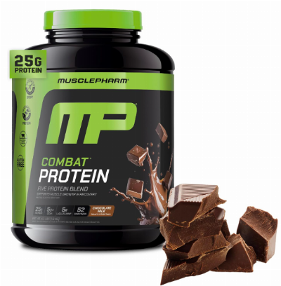 MusclePharm Combat Protein Powder, Chocolate Milk Flavor