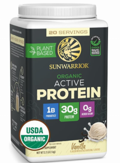 Sunwarrior Organic Plant Based Protein Powder