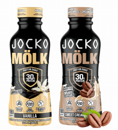 Jocko Fuel Mölk RTD Protein Shakes Bundle - Vanilla & Sweet Cream Coffee