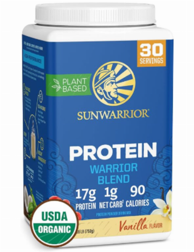 Sunwarrior Vegan Protein Powder Organic Plant-Based Protein