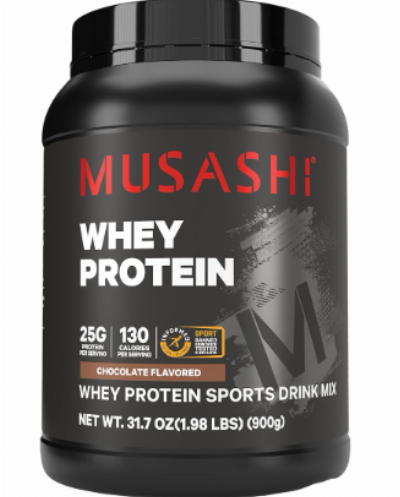 Musashi Whey Protein Powder, Chocolate